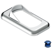 CHROME PLASTIC ROCKER SWITCH BEZELS WITH SWITCH GUARD (3-PACK) #41147 Switch Cover Light Gray