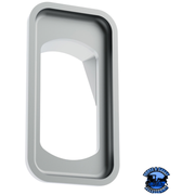 CHROME PLASTIC ROCKER SWITCH BEZELS WITH SWITCH GUARD (3-PACK) #41147 Switch Cover Gray