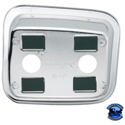 AIR VALVE BEZEL COVER FOR 2008-2023 PETERBILT 389 #41739 Bezel Light Gray