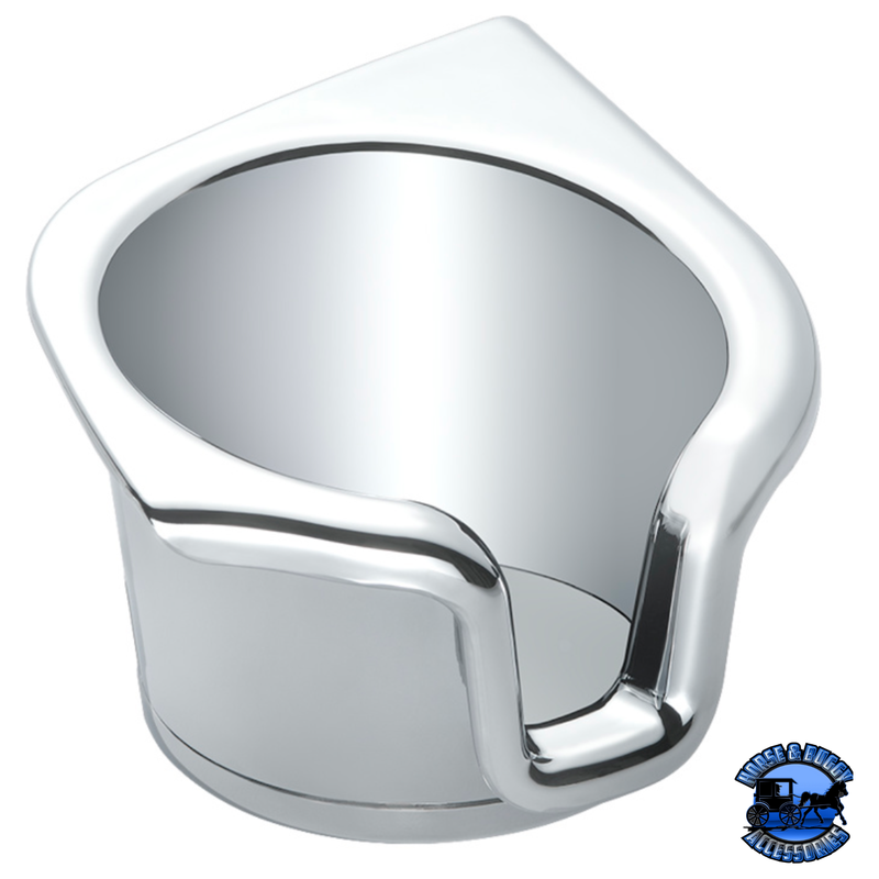 CHROME PLASTIC CUP HOLDER FOR PETERBILT 389 (2008+) & 386/379/378/335/330 (2006+) #41119 Cup Holder Gray