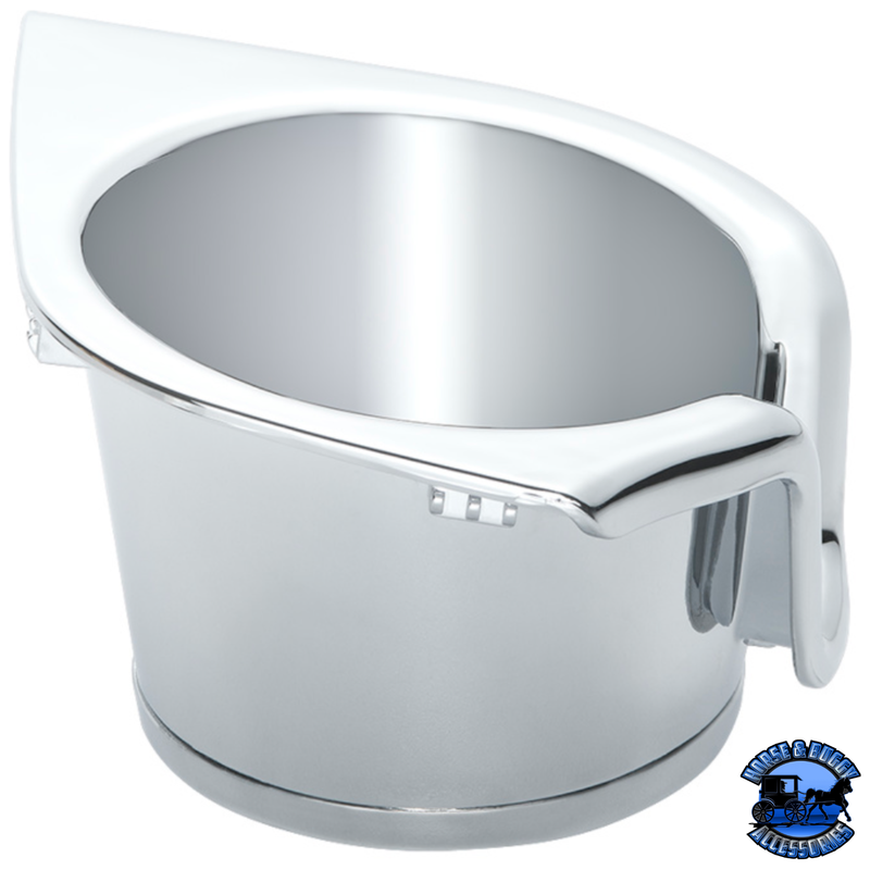 CHROME PLASTIC CUP HOLDER FOR PETERBILT 389 (2008+) & 386/379/378/335/330 (2006+) #41119 Cup Holder Light Gray