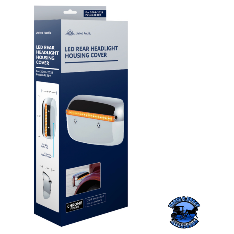 19 LED REAR HEADLIGHT HOUSING COVER FOR 2008-2023 PETERBILT 389 (Choose Lens Color) (Choose Side) Headlight Housing Amber / Driver's Side,Amber / Passenger's Side,Clear / Driver's Side,Clear / Passenger's Side Midnight Blue