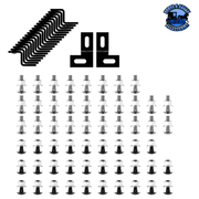 ALUMINUM BILLET STYLE GRILLE INSERT WITH HORIZONTAL BARS FOR PETERBILT 389 #21050 Grille Lavender