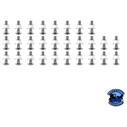 ALUMINUM BILLET STYLE GRILLE INSERT WITH HORIZONTAL BARS FOR PETERBILT 389 #21050 Grille Light Slate Gray