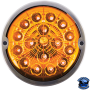 17 LED WATERMELON DUAL FUNCTION DOUBLE FURY LIGHT FLUSH MOUNT KIT WITH LOW PROFILE SS BEZEL (Choose Color) WATERMELON Amber / Blue,Amber / Green,Amber / Red,Amber / White,Red / Blue,Red / Green,Red / White Chocolate