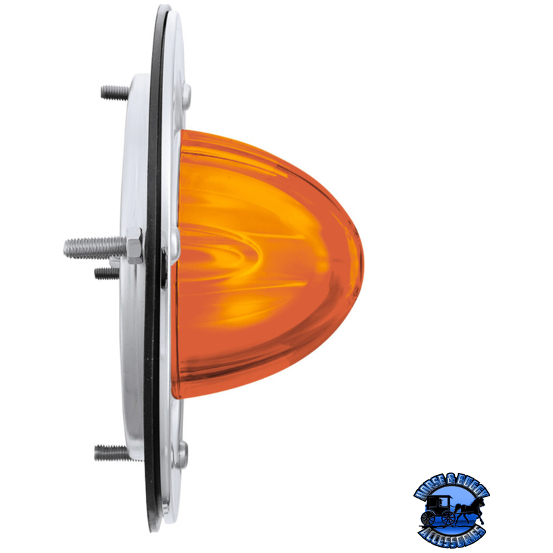 9 LED DUAL FUNCTION GLOLIGHT WATERMELON SLEEPER BUNK KIT WITH 304 STAINLESS STEEL BEZEL (Choose LED Color) (Choose Lens Color) WATERMELON Amber / Amber,Amber / Clear,Red / Red,Red / Clear Chocolate