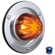 9 LED DUAL FUNCTION GLOLIGHT WATERMELON SLEEPER BUNK KIT WITH 304 STAINLESS STEEL BEZEL (Choose LED Color) (Choose Lens Color) WATERMELON Amber / Amber,Amber / Clear,Red / Red,Red / Clear Gray