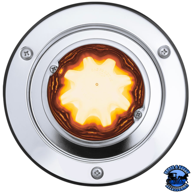 9 LED DUAL FUNCTION GLOLIGHT WATERMELON SLEEPER BUNK KIT WITH 304 STAINLESS STEEL BEZEL (Choose LED Color) (Choose Lens Color) WATERMELON Amber / Amber,Amber / Clear,Red / Red,Red / Clear Dark Slate Gray