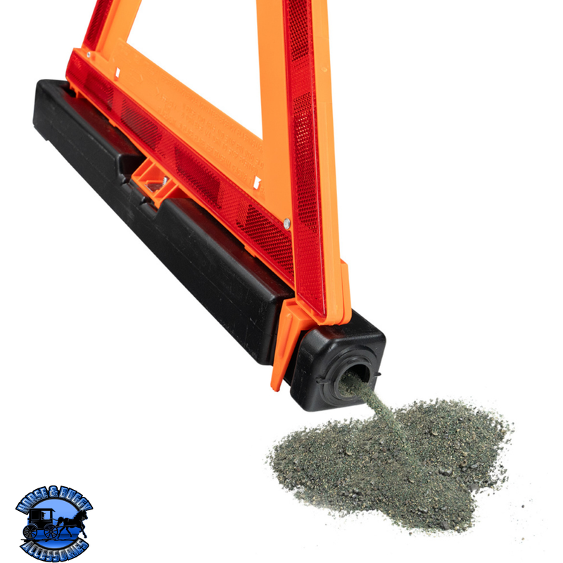 EMERGENCY WARNING TRIANGLE KIT (3-PACK) #99251 REFLECTOR Chocolate