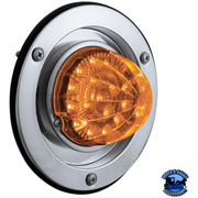 17 LED DUAL FUNCTION WATERMELON REFLECTOR LIGHT SLEEPER BUNK KIT WITH 304 SS BEZEL (Choose LED Color) (Choose Lens) WATERMELON Amber / Amber,Amber / Clear,Red / Red,Red / Clear Gray