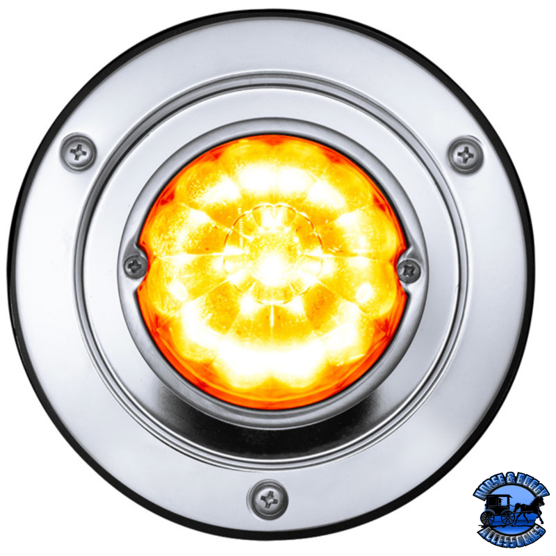 17 LED DUAL FUNCTION WATERMELON LIGHT SLEEPER BUNK KIT WITH 304 STAINLESS STEEL BEZEL (Choose LED Color) (Choose Lens) Watermelon Light Amber / Amber,Amber / Clear,Red / Red,Red / Clear Light Gray