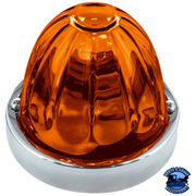 GLASS WATERMELON FLUSH MOUNT KIT 1157 2 wire (Choose Lens Color) WATERMELON Amber,Dark Amber,Clear,Red Chocolate