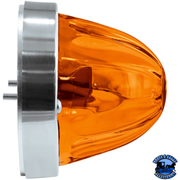 GLASS WATERMELON FLUSH MOUNT KIT 1157 2 wire (Choose Lens Color) WATERMELON Amber,Dark Amber,Clear,Red Chocolate