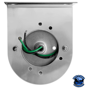 DUAL FUNCTION GLASS WATERMELON LIGHT WITH STAINLESS STEEL LIGHT BRACKET KIT WITH LED BULB (Choose Lens Color) WATERMELON Amber,Dark Amber,Clear,Red Gray