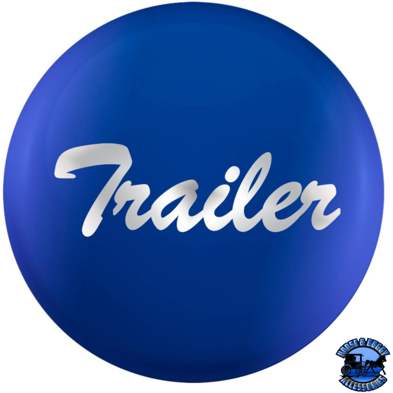 "TRAILER" GLOSSY AIR VALVE KNOB CANDY COLOR STICKER (Choose Color) Air Valve Sticker Blue,Green,Black,Red,Purple,Silver,Orange,White,Yellow Midnight Blue