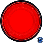 24 LED 4" ROUND MIRAGE LIGHT (STOP, TURN & TAIL) (Choose Lens) light Red,Clear Black
