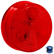 3 LED 2" ROUND LOW PROFILE LIGHT (CLEARANCE/MARKER) (Choose Grommet) LED Circular Light With,Without Firebrick