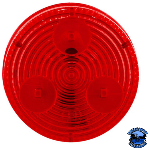 3 LED 2" ROUND LOW PROFILE LIGHT (CLEARANCE/MARKER) (Choose Grommet) LED Circular Light With,Without Firebrick