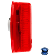 3 LED 2" ROUND LOW PROFILE LIGHT (CLEARANCE/MARKER) (Choose Grommet) LED Circular Light With,Without Red