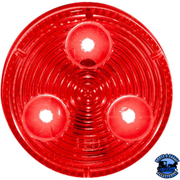 3 LED 2" ROUND LOW PROFILE LIGHT (CLEARANCE/MARKER) (Choose Grommet) LED Circular Light Without Firebrick