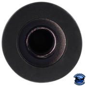 1/2"-13 THREAD ON FLAME GEARSHIFT KNOB - BLACK WITH CHROME FLAME #70567B Shift Cover Black