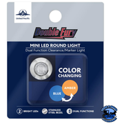 2 LED 3/4" MINI DUAL FUNCTION DOUBLE FURY LIGHT (CLEARANCE/MARKER) (Choose LED Color) Clearance Light Amber & Blue,Amber & Green,Amber & Purple,Amber & Red,Amber & White,Red & Blue,Red & Green,Red & Purple,Red & White Midnight Blue