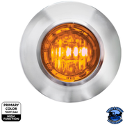 2 LED 3/4" MINI DUAL FUNCTION DOUBLE FURY LIGHT (CLEARANCE/MARKER) (Choose LED Color) Clearance Light Amber & Blue,Amber & Green,Amber & Purple,Amber & Red,Amber & White,Red & Blue,Red & Green,Red & Purple,Red & White Light Gray