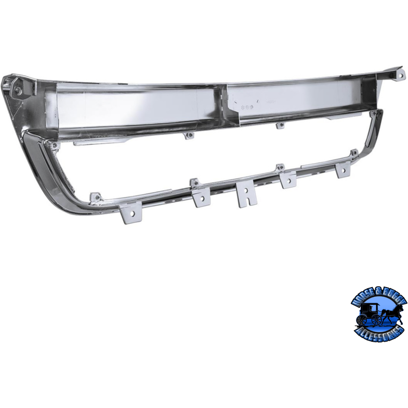 BUMPER TRIM FOR 2018-2025 INTERNATIONAL LT (Choose Color) BUMPER Chrome,Black Light Gray