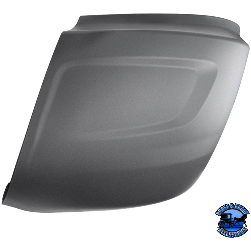 BUMPER COVER WITH AERO HOLES FOR 2018-2025 INTERNATIONAL LT (Choose Side) Bumper Cover Driver's Side,Passenger's Side Dim Gray