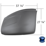 BUMPER COVER WITH AERO HOLES FOR 2018-2025 INTERNATIONAL LT (Choose Side) Bumper Cover Driver's Side,Passenger's Side Dim Gray