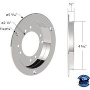 304 STAINLESSS STEEL WATERMELON LIGHT SLEEPER BUNK LED ADAPTER #20548 WATERMELON Gray