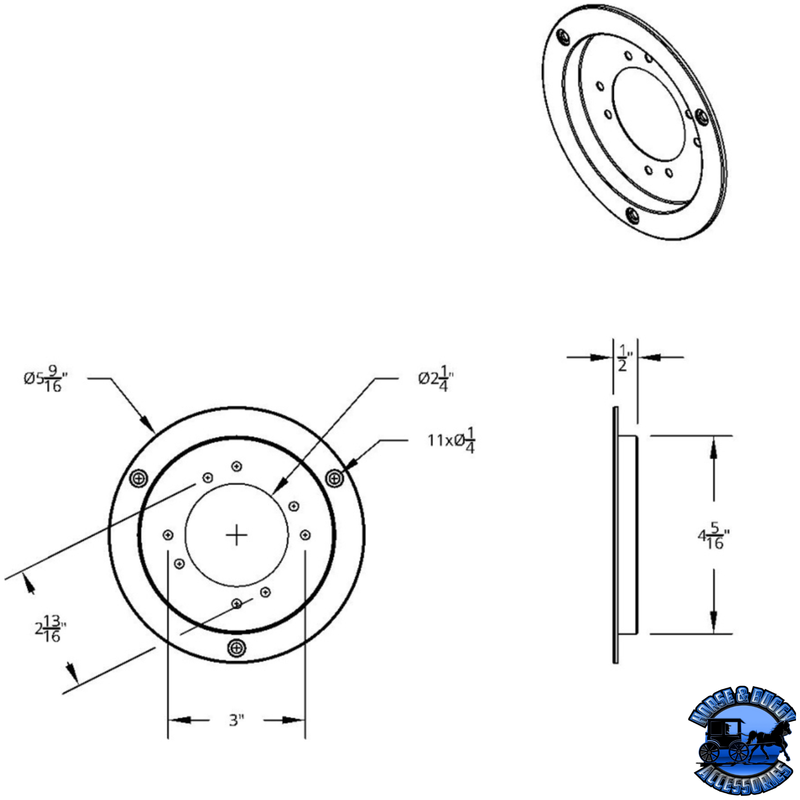 304 STAINLESSS STEEL WATERMELON LIGHT SLEEPER BUNK LED ADAPTER #20548 WATERMELON Lavender