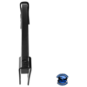 BLACK ANGLED MUD FLAP HANGERS WITH MOUNTING HARDWARE (Choose Coil) MUD FLAP HANGERS No Coil,Single Coil Dark Slate Gray