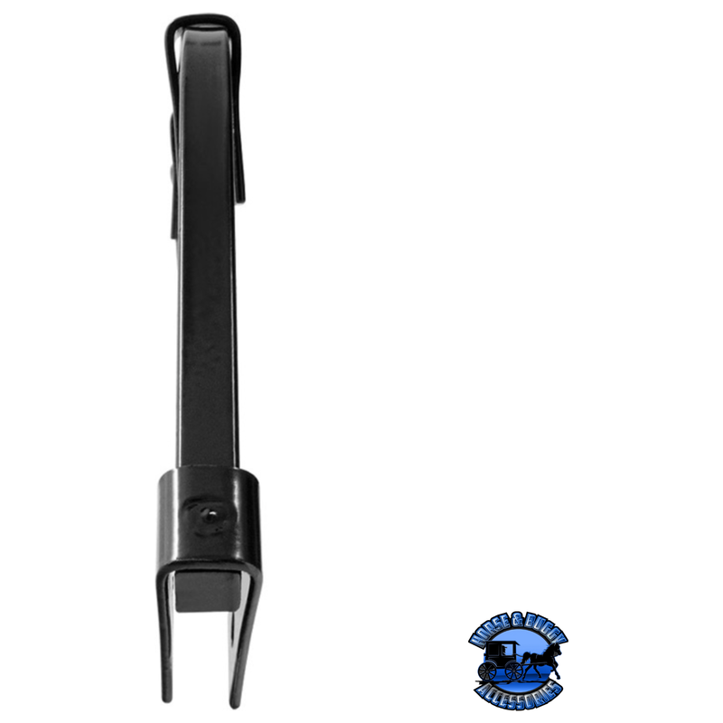 BLACK ANGLED MUD FLAP HANGERS WITH MOUNTING HARDWARE (Choose Coil) MUD FLAP HANGERS No Coil,Single Coil Dark Slate Gray