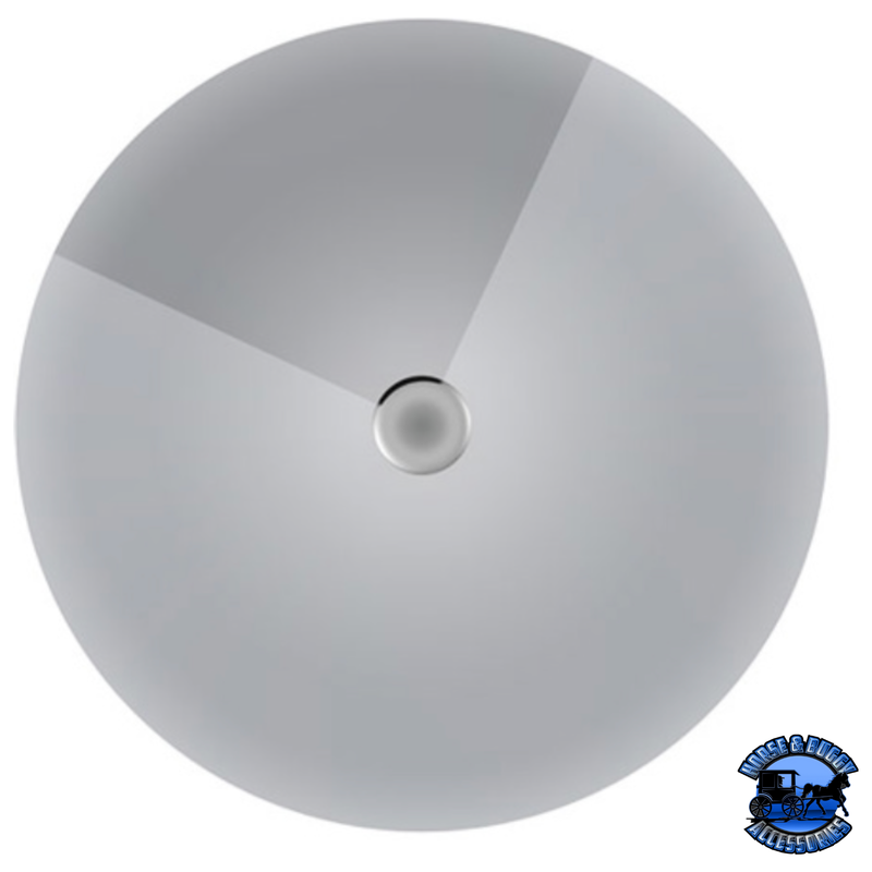 33MM X 7-1/8" CHROME PLASTIC TALL SPIKE NUT COVER - THREAD-ON (10 PCS) #10372 NUT COVER Dark Gray