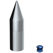 33MM X 7-1/8" CHROME PLASTIC TALL SPIKE NUT COVER - THREAD-ON (10 PCS) #10372 NUT COVER Dark Gray