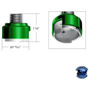 M30X3.5 THREAD-ON GEARSHIFT ADAPTER W/LED MOUNT FOR EATON-FULLER 13/15/18 SPEED (Choose Color) Adapter Green,Silver,Purple,Orange,Blue,Red,White,Yellow,Black,Matte Black Sea Green