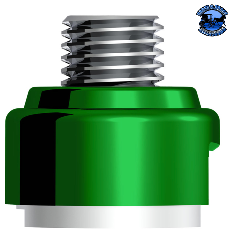 M30X3.5 THREAD-ON GEARSHIFT ADAPTER W/LED MOUNT FOR EATON-FULLER 13/15/18 SPEED (Choose Color) Adapter Green,Silver,Purple,Orange,Blue,Red,White,Yellow,Black,Matte Black Dark Green