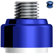 M30X3.5 THREAD-ON GEARSHIFT ADAPTER W/LED MOUNT FOR EATON-FULLER 9/10 SPEED (Choose Color) Adapter Blue,Green,Orange,Yellow,Red,Silver,White,Purple,Black,Matte Black Dark Slate Blue