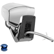 10 HIGH POWER LED PROJECTION HEADLIGHT ASSEMBLY WITH MOUNTING ARM & TURN SIGNAL SIDE POD (Choose Color) (Choose Side) LED Headlight Chrome / Driver's Side,Chrome / Passenger's Side,Black / Driver's Side,Black / Passenger's Side Dark Slate Gray