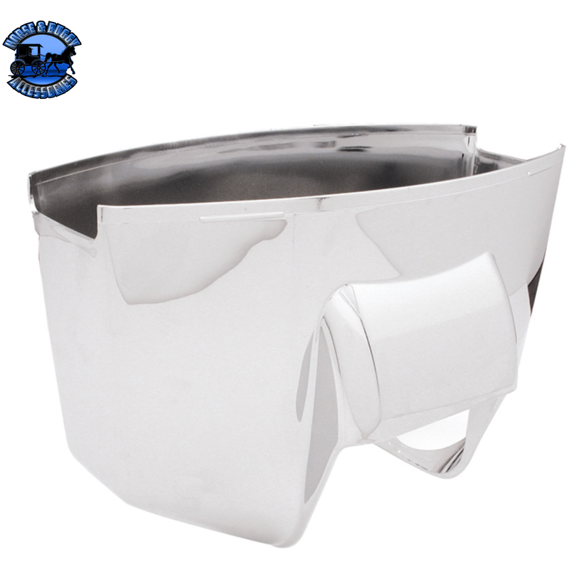 CHROME UPPER STEERING COLUMN COVER FOR 1997-2001 KENWORTH W900/T800 AND PETERBILT 379/378 #40905 Upper Steering Cover Column Light Gray