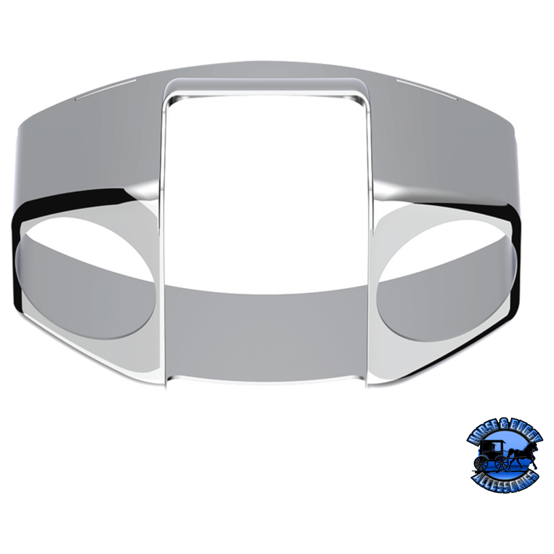 CHROME UPPER STEERING COLUMN COVER FOR 1997-2001 KENWORTH W900/T800 AND PETERBILT 379/378 #40905 Upper Steering Cover Column Dark Gray