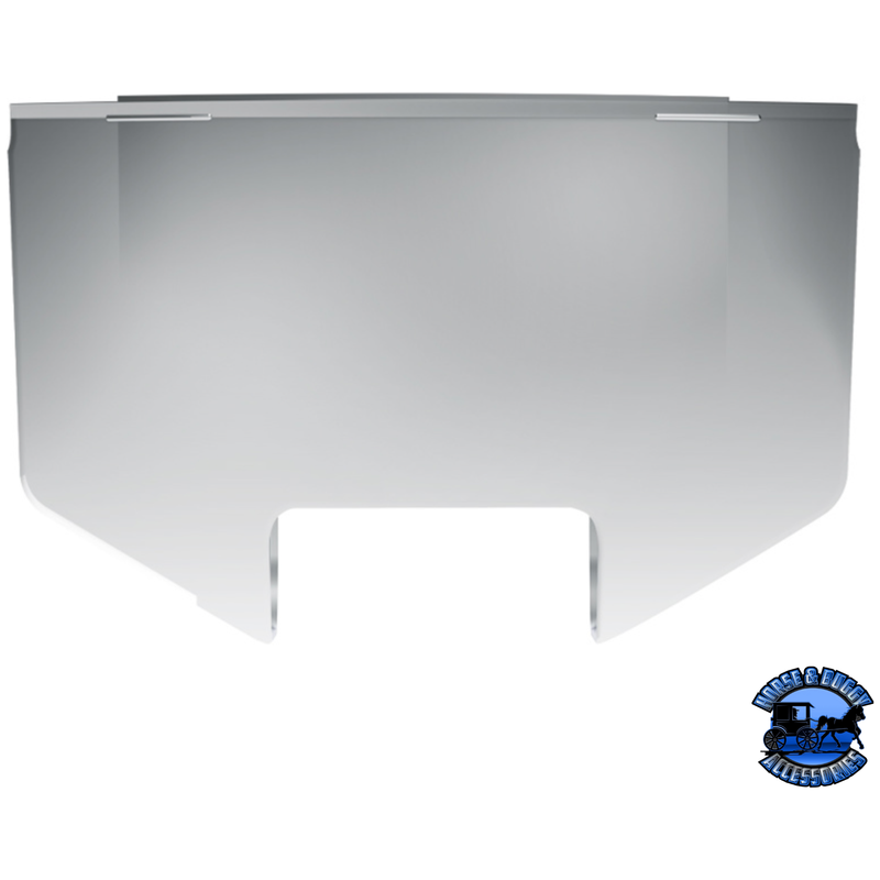 CHROME UPPER STEERING COLUMN COVER FOR 1997-2001 KENWORTH W900/T800 AND PETERBILT 379/378 #40905 Upper Steering Cover Column Gray