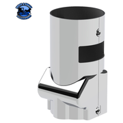 CHROME MIDDLE STEERING COLUMN COVER FOR KENWORTH W900/T800 (1986-2002) & PETERBILT 379/378 (1994-1997) #40907 Steering Column Gray