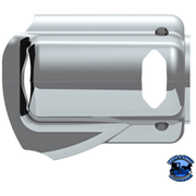 CHROME PLASTIC UPPER STEERING COLUMN COVER FOR PETERBILT 379/378 (1998-2005), 335 (2005-2010), 330 (2000-2010) #21709 Upper Steering Cover Column Gray