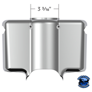 CHROME PLASTIC UPPER STEERING COLUMN COVER FOR PETERBILT 379/378 (1998-2005), 335 (2005-2010), 330 (2000-2010) #21709 Upper Steering Cover Column Gray