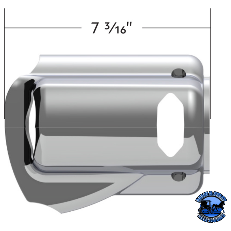 CHROME PLASTIC UPPER STEERING COLUMN COVER FOR PETERBILT 379/378 (1998-2005), 335 (2005-2010), 330 (2000-2010) #21709 Upper Steering Cover Column Gray