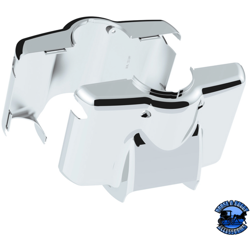 CHROME PLASTIC UPPER STEERING COLUMN COVER FOR PETERBILT 379/378 (1998-2005), 335 (2005-2010), 330 (2000-2010) #21709 Upper Steering Cover Column Light Gray