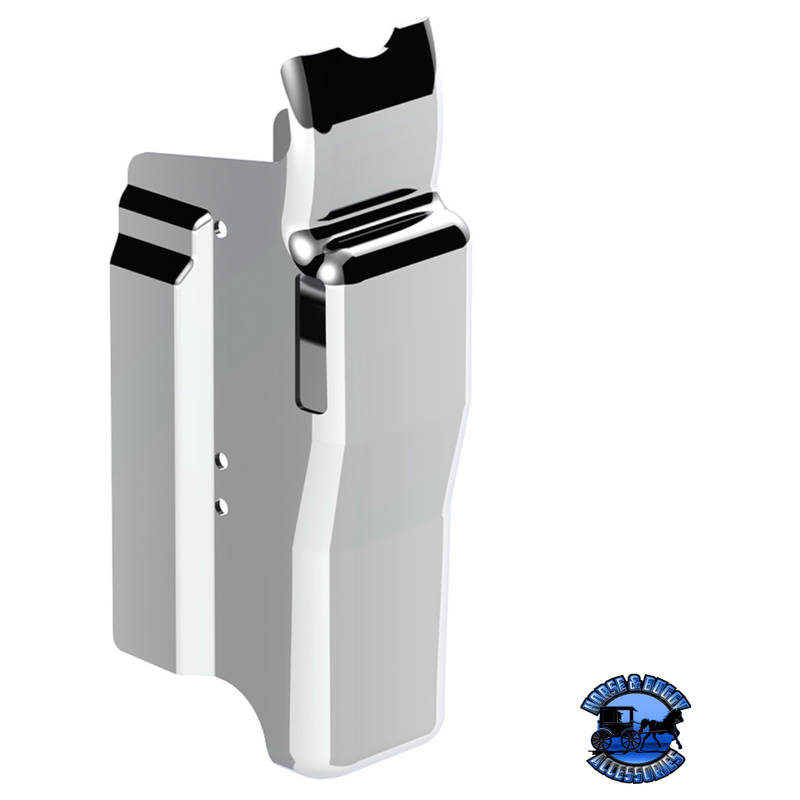 CHROME PLASTIC MID STEERING COLUMN COVER FOR PETERBILT 379/378 (1998-2005), 335 (2005-2010), 330 (2000-2010) #40949 Mid Steering Column Cover Gray