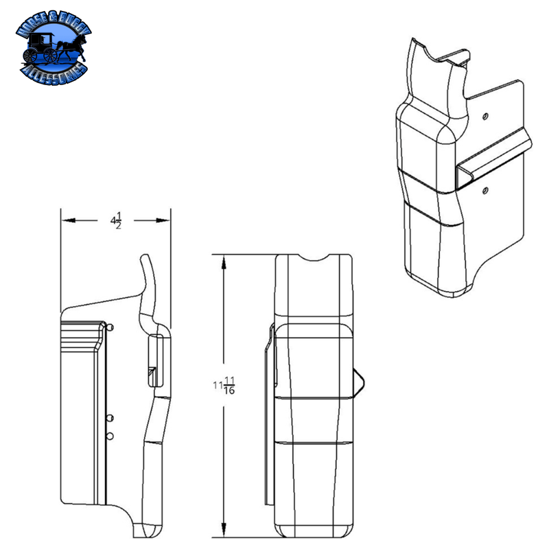 CHROME PLASTIC MID STEERING COLUMN COVER FOR PETERBILT 379/378 (1998-2005), 335 (2005-2010), 330 (2000-2010) #40949 Mid Steering Column Cover Dark Slate Gray